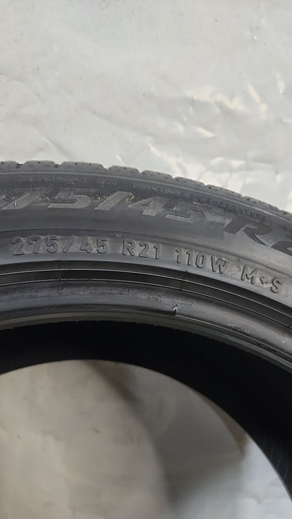 Used Tire - 275/45R21 Pirelli Scorpion Zero All Season