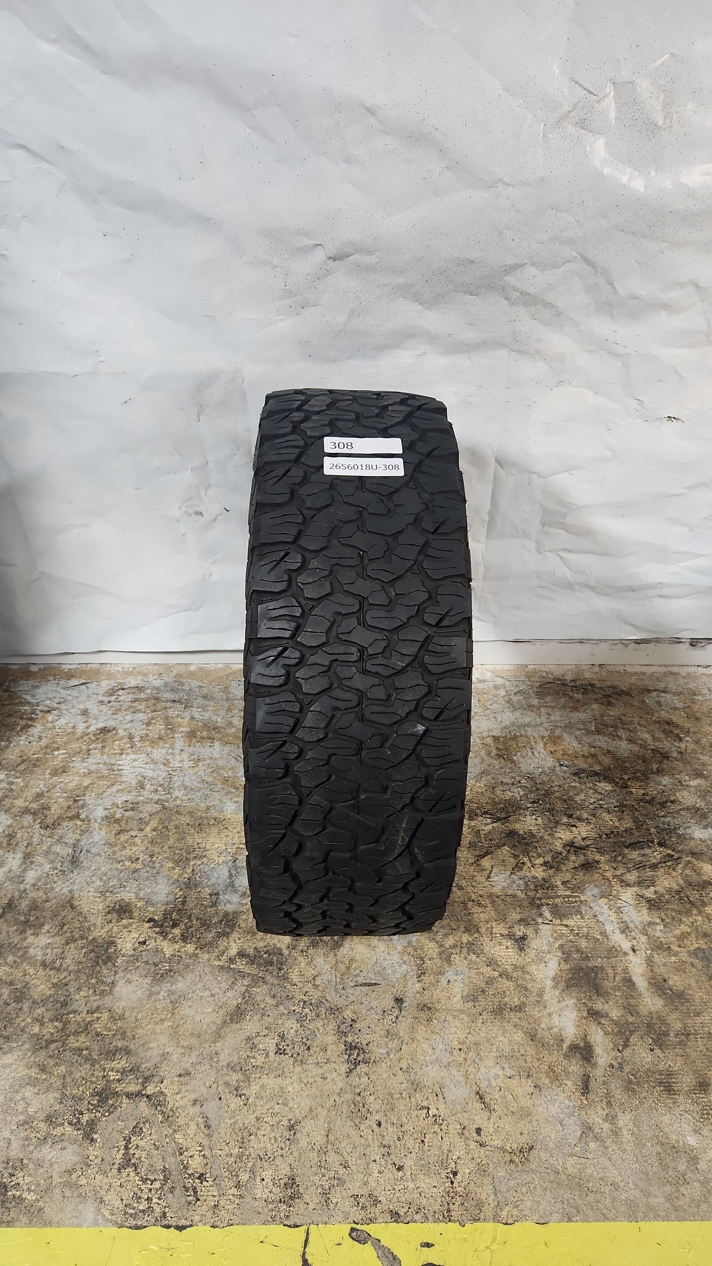 Used Tire- LT 265/60R18 BFGoodrich All-Terrain T/A KO2