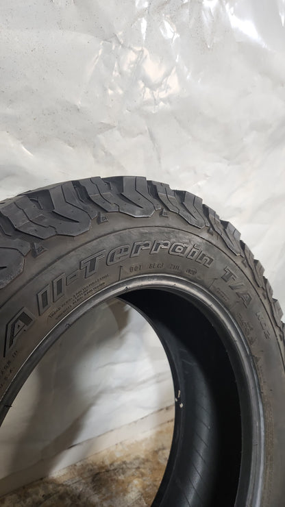 Used Tire- LT 265/60R18 BFGoodrich All-Terrain T/A KO2