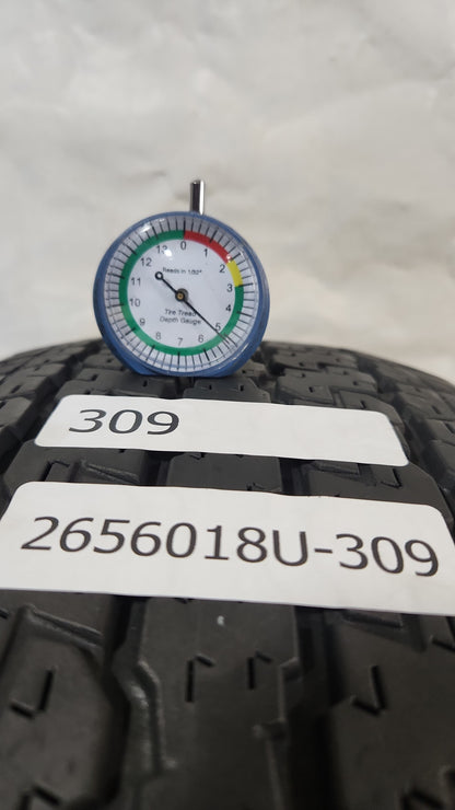 Used Tire - 265/60R18 Bridgestone Dueler H/T 840