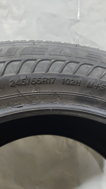 Used Tire - 245/55R17 Bridgestone Dueler H/L 400