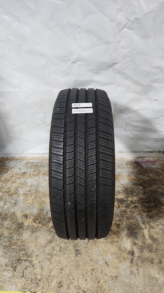 Used Tire - 275/50R22 Michelin X LT A/S 9/32