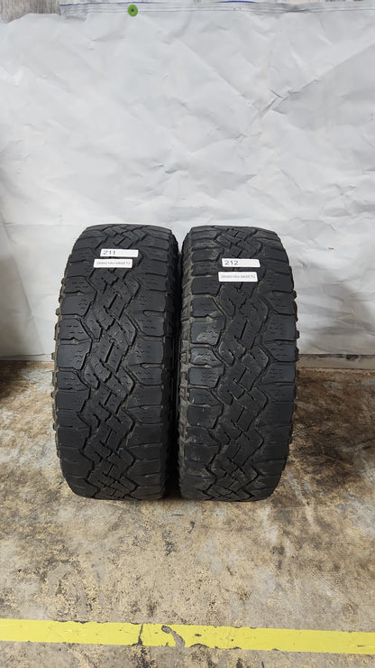 Set of 2 - 275/65R18 Goodyear Wrangler Duratrac 8/32 - Used Tires