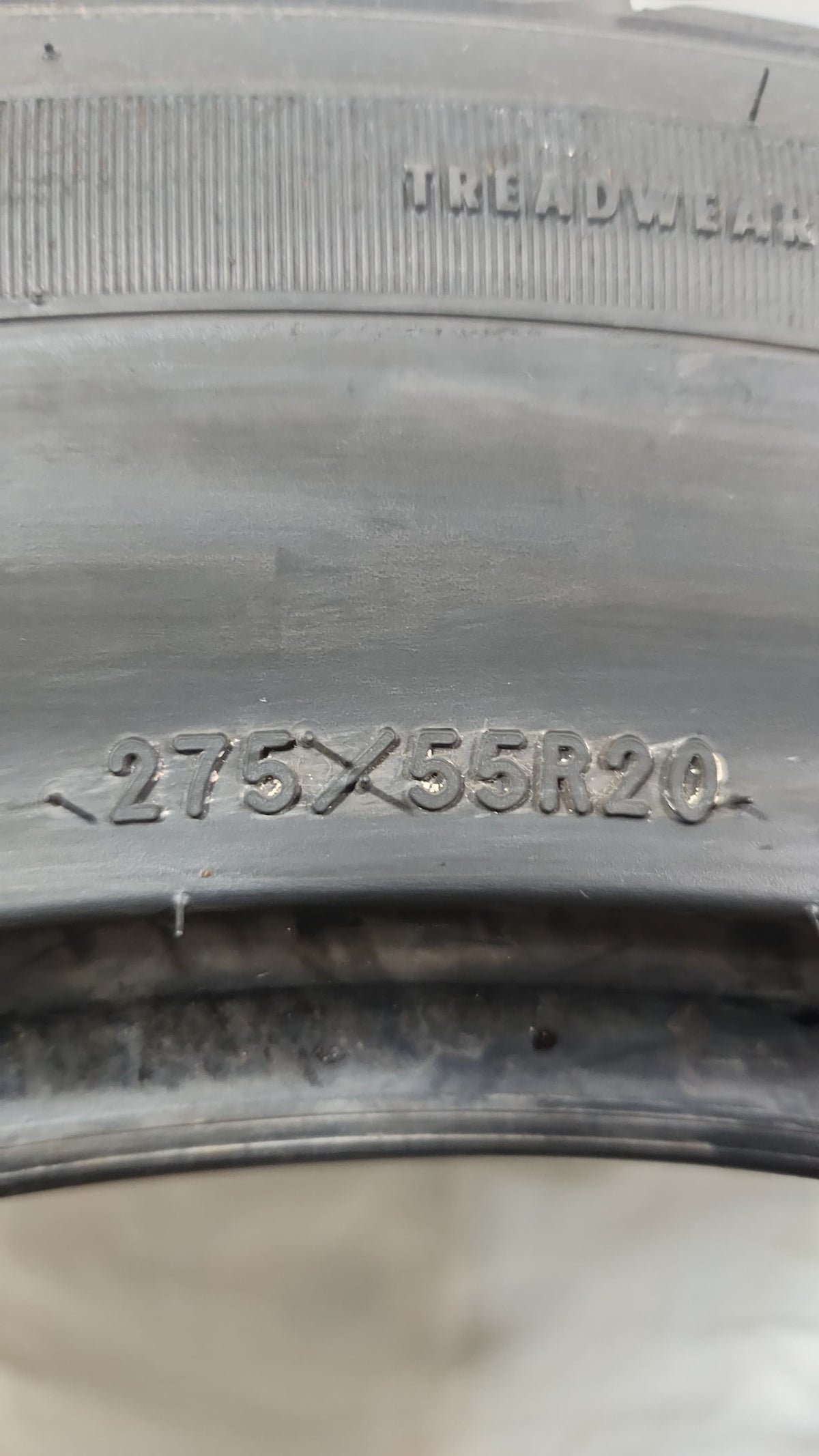 Set of 4 Used Tires - 275/55R20 Goodyear Eagle Sport All-Season