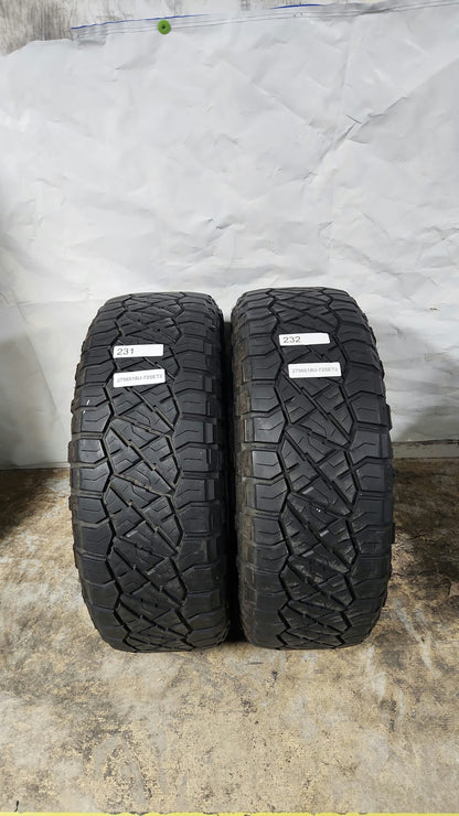 Set of 2 - 275/65R18 Nitto Ridge Grappler - Used Tires
