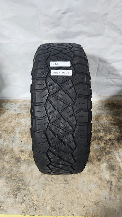 Used Tire - 275/65R18 Nitto Ridge Grappler 8/32