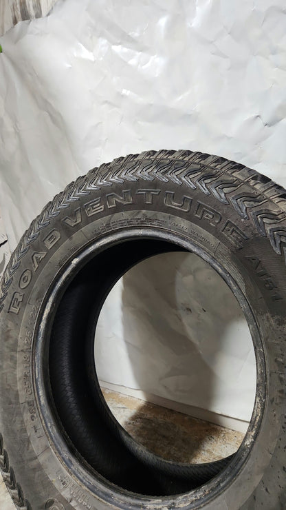 Used Tire - 285/65R18 Kumho Road Venture AT51