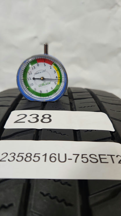 Set of 2 - 235/85R16 Kenda Klever H/T - Used Tires
