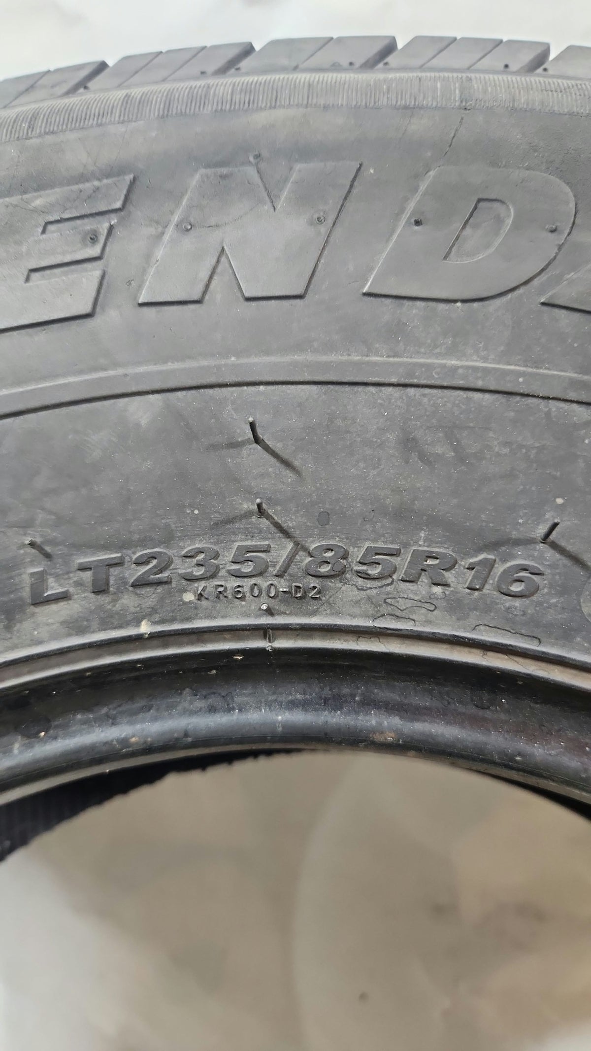 Set of 2 - 235/85R16 Kenda Klever H/T - Used Tires