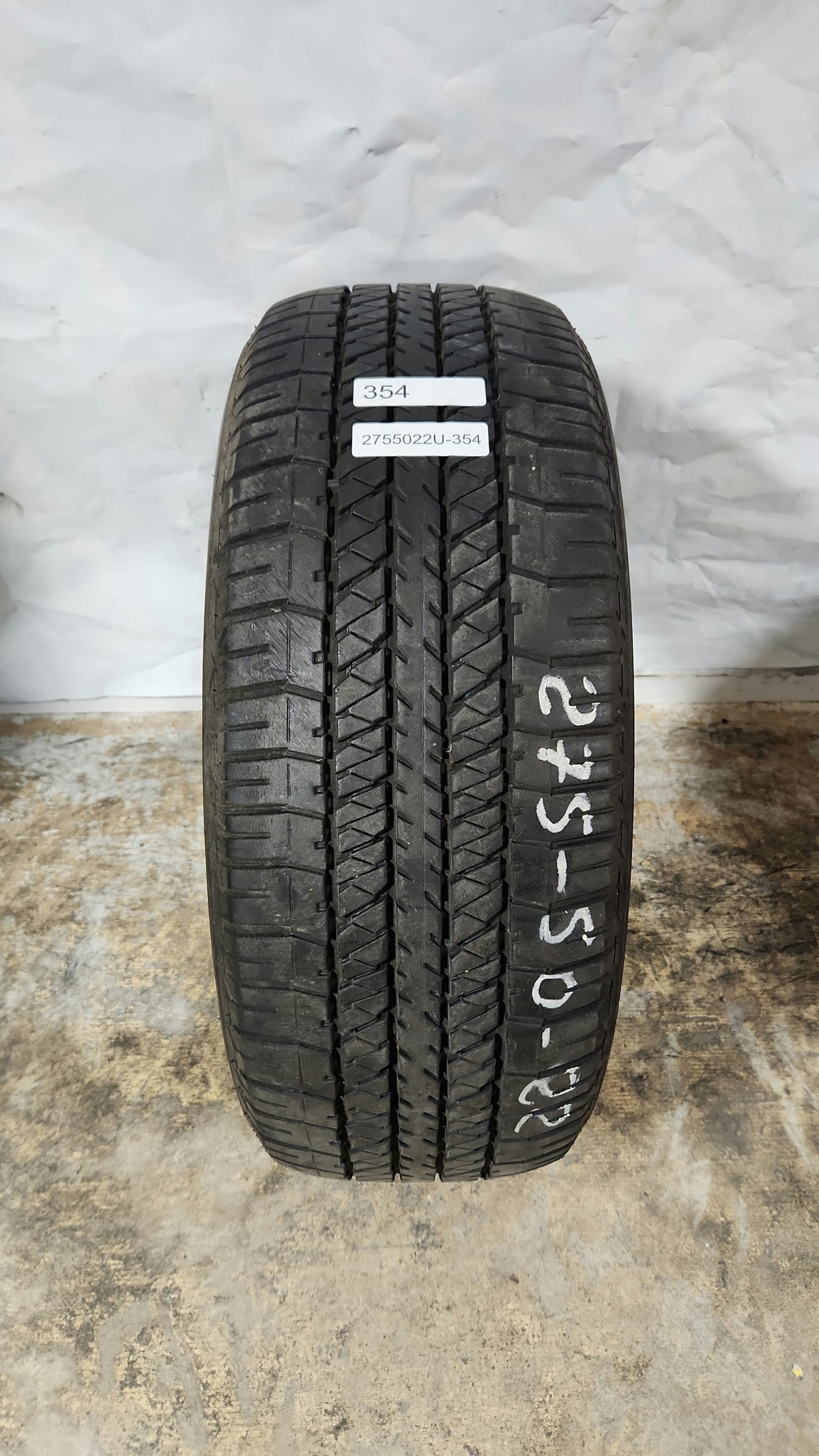 Used Tire - 275/50R22 Bridgestone Dueler H/T 684 II 8/32