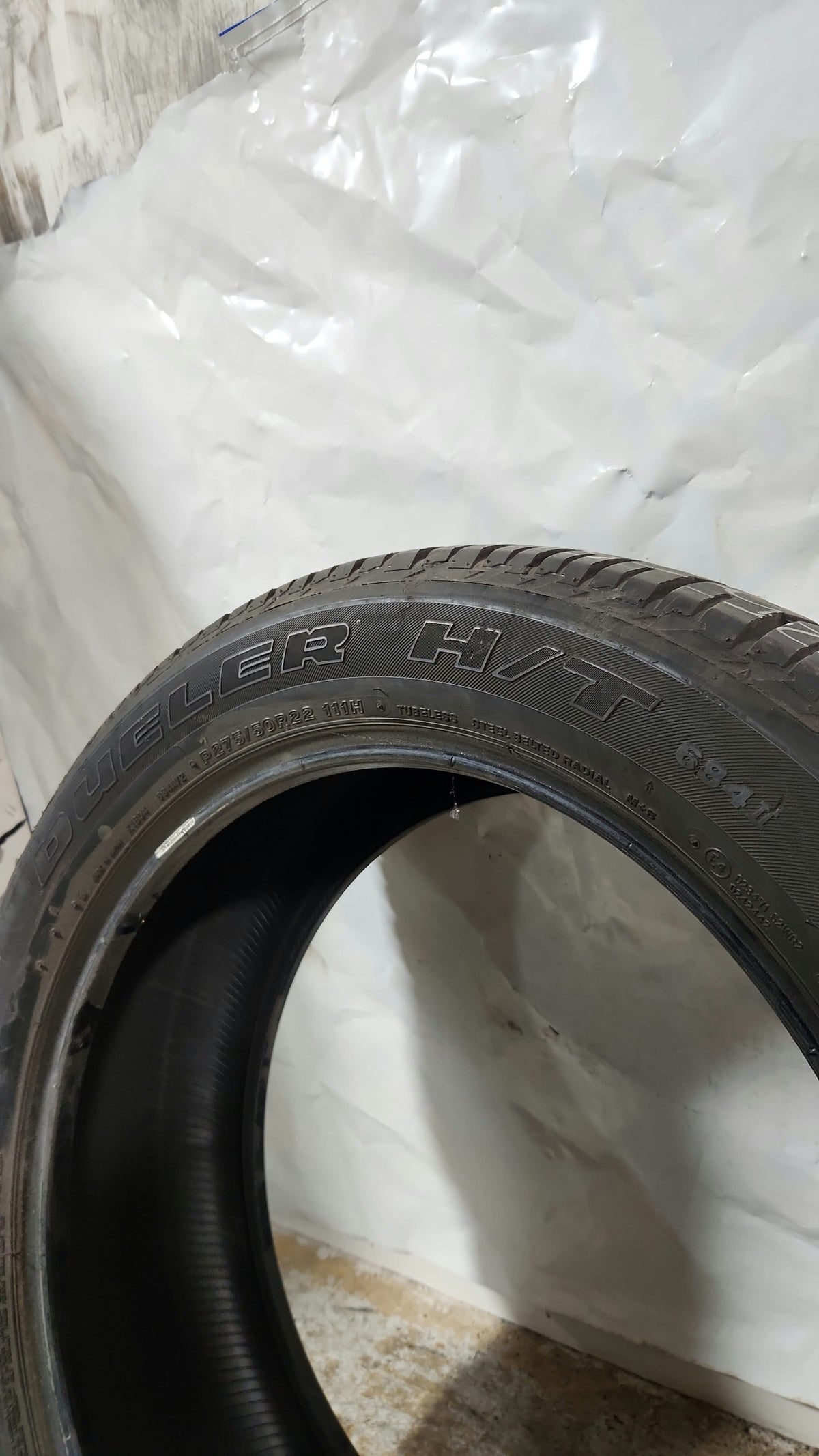 Used Tire - 275/50R22 Bridgestone Dueler H/T 684 II 8/32