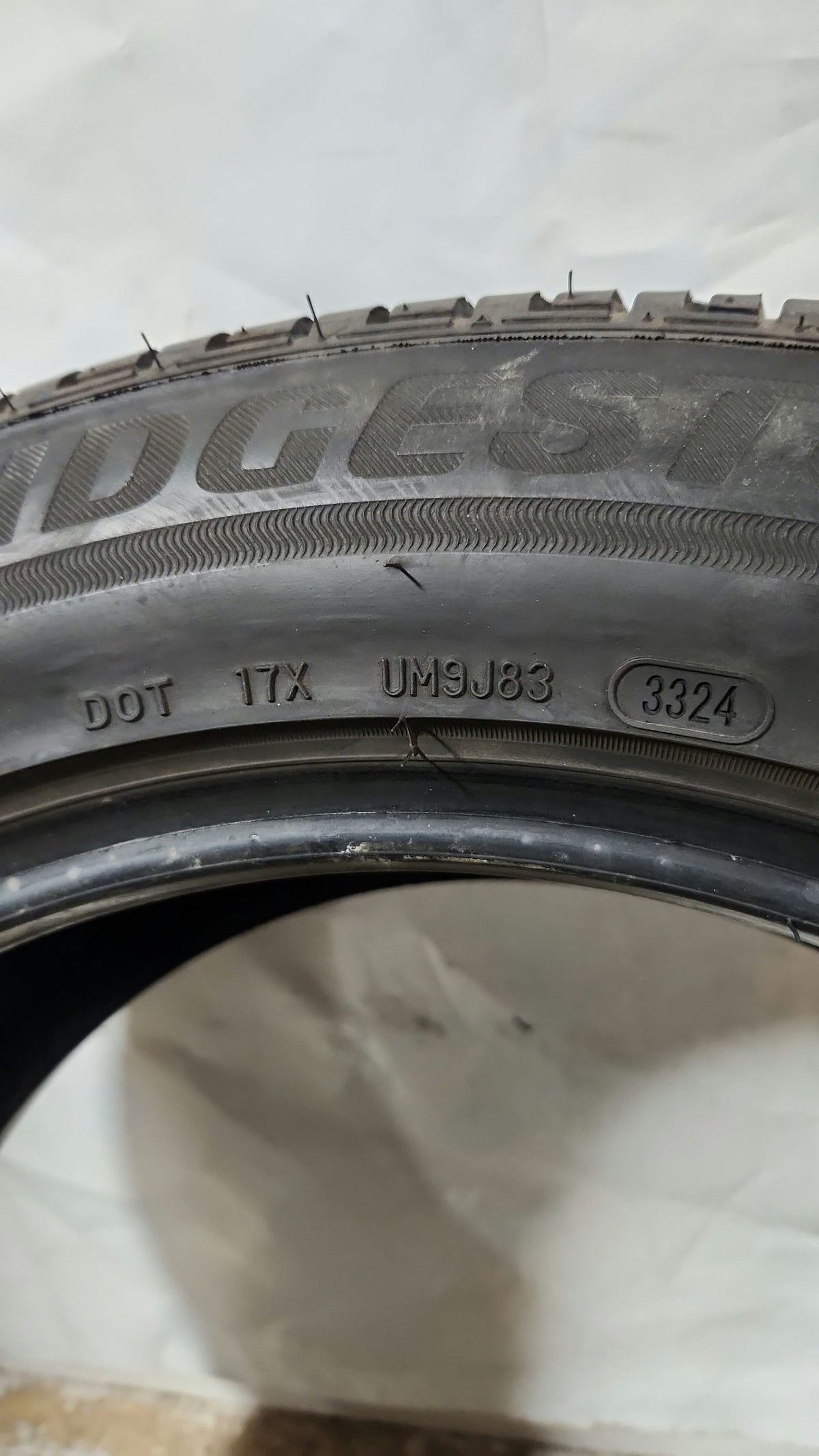 Used Tire - 265/50R20 Bridgestone Ecopia H/L 422 Plus