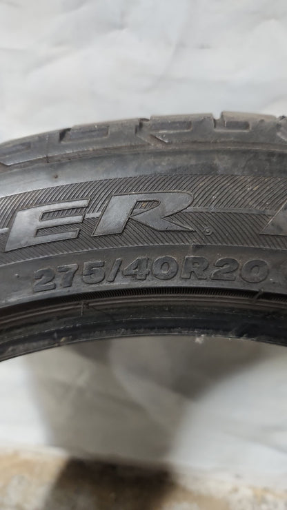 Used Tire - 275/40R20 Bridgestone Dueler H/P Sport