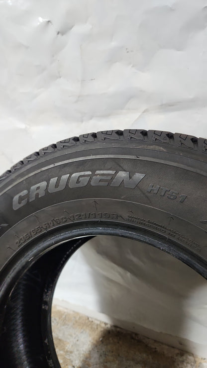 Used Tire - 235/65R16 Kumho Crugen HT51
