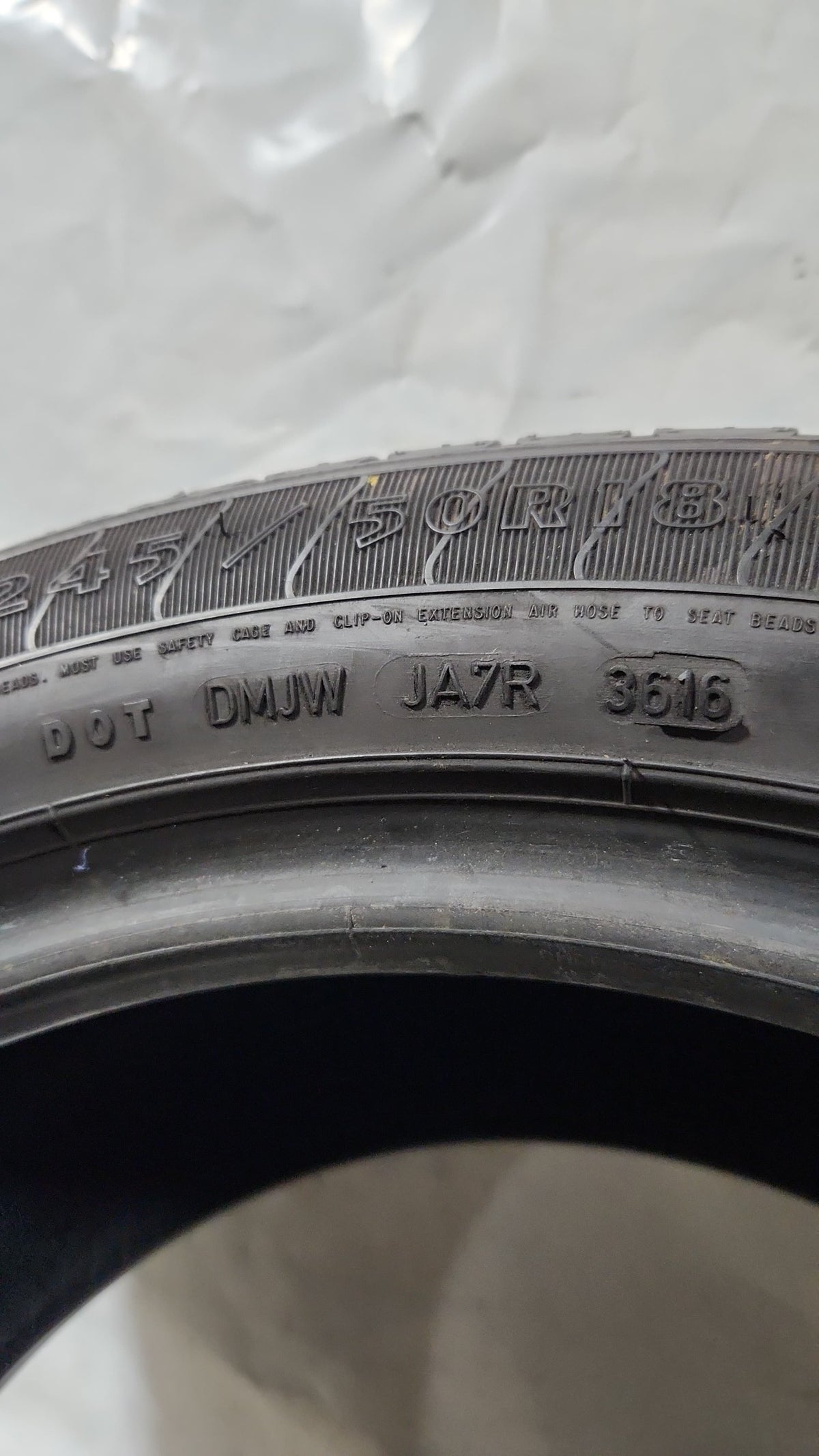 Used Tire - 245/50R18 Goodyear Eagle LS2