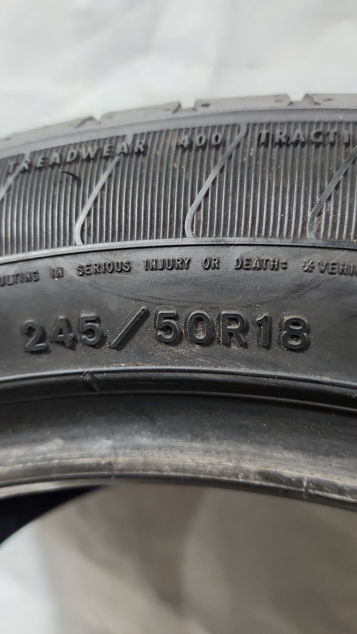 Used Tire - 245/50R18 Goodyear Eagle LS2