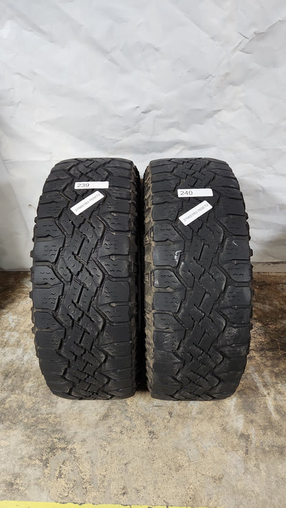 Set of 2 - 275/65R18 Goodyear Wrangler Duratrac - Used Tires