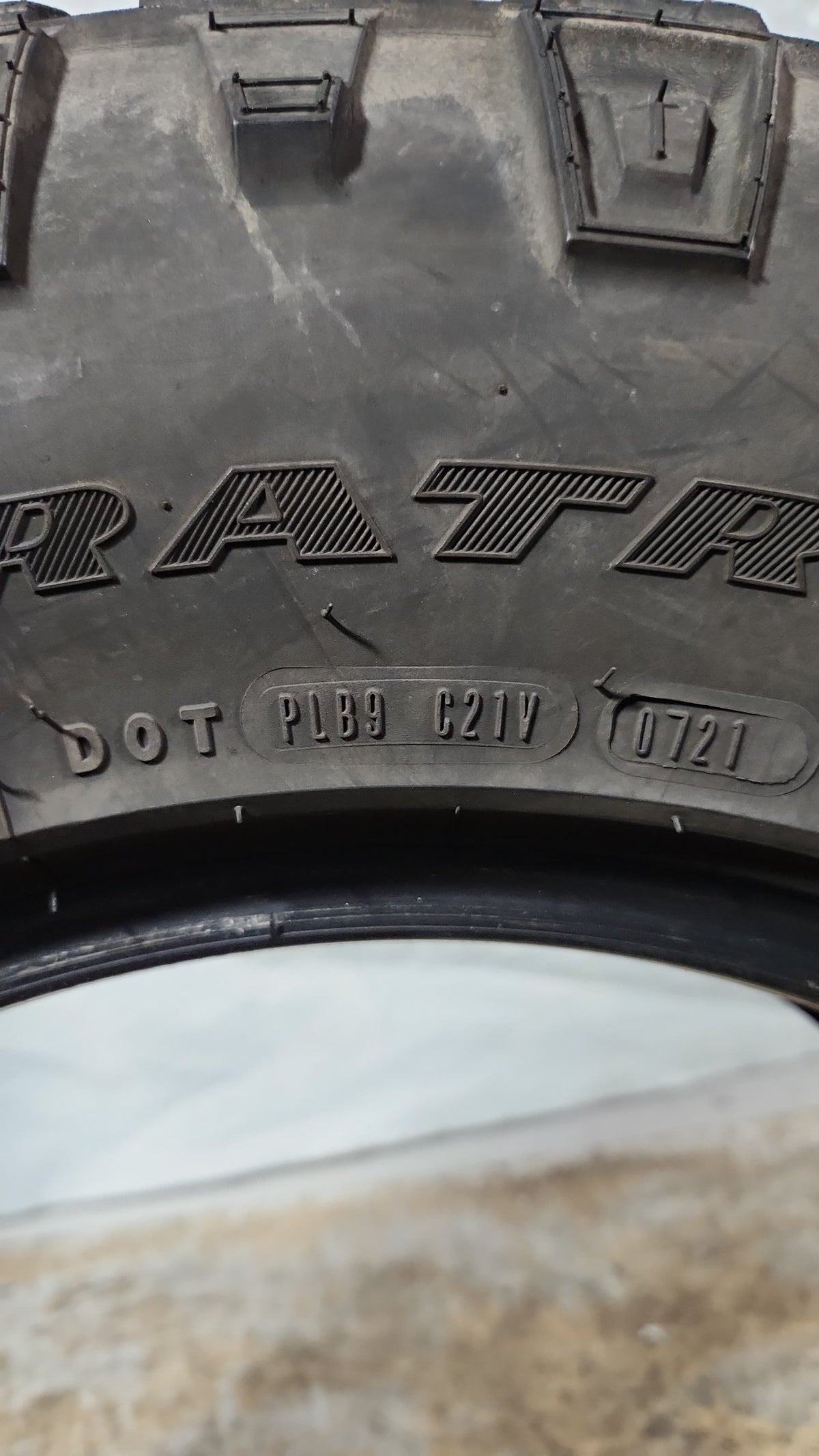 Set of 2 - 275/65R18 Goodyear Wrangler Duratrac - Used Tires