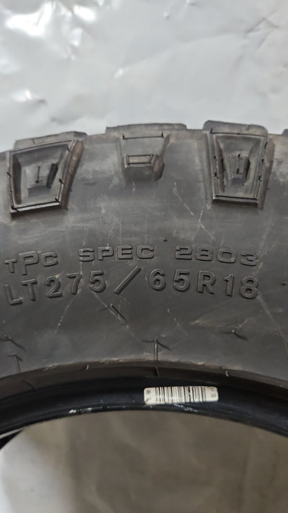 Set of 2 - 275/65R18 Goodyear Wrangler Duratrac - Used Tires