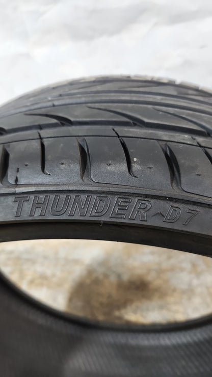 [USED] Set of 2 - 225/30R22 Delinte Thunder D7 Tires 6/32