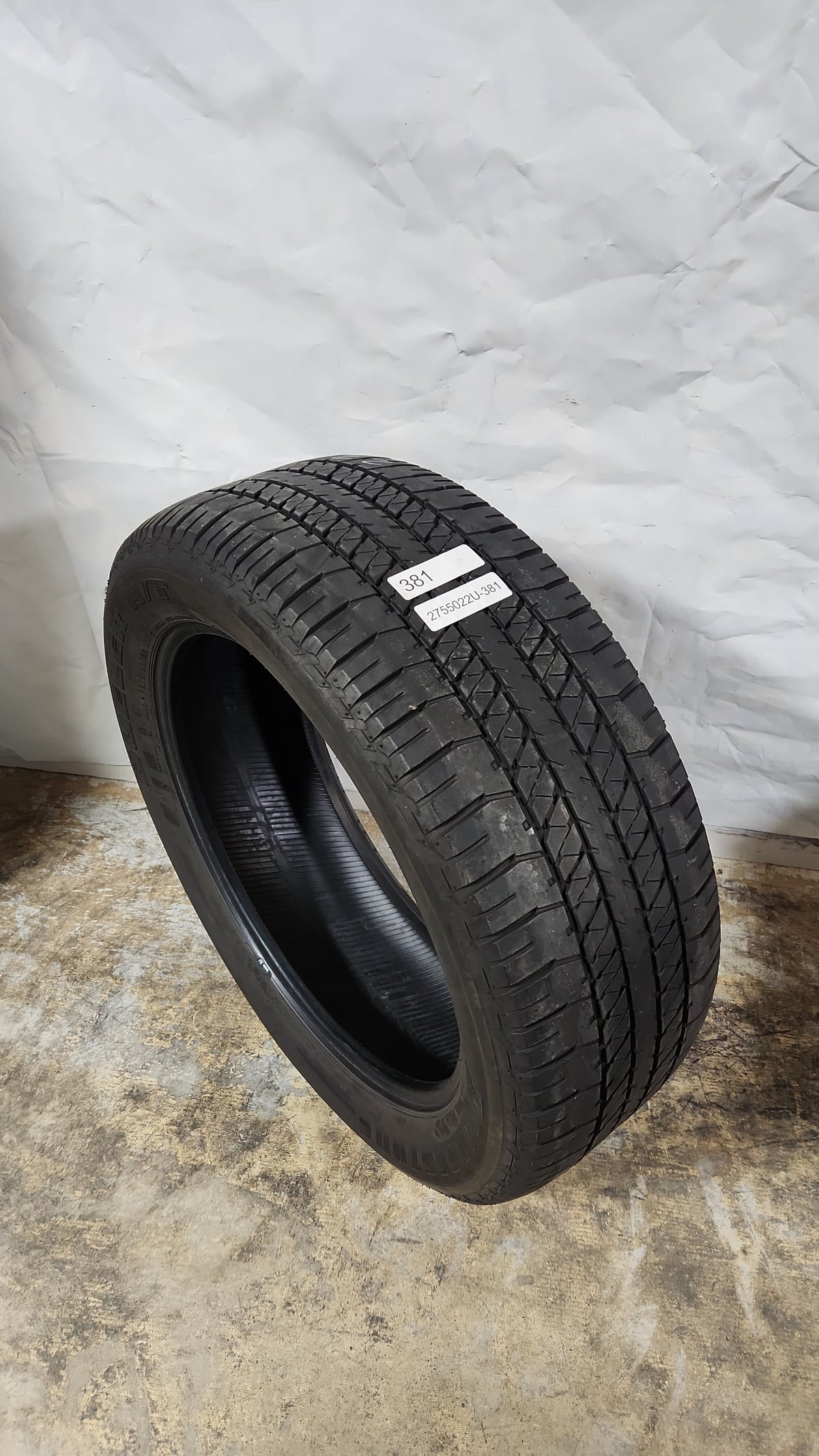 Used Tire - 275/50R22 Bridgestone Dueler H/T 684 II