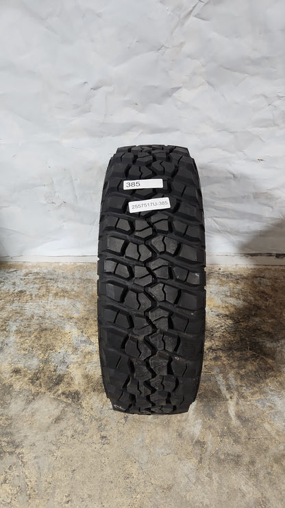 Used Tire - 255/75R17 BFGoodrich Mud-Terrain T/A 12/32