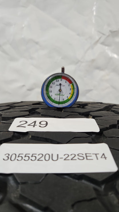 Set of 4 Used Tires - 305/55R20 BFGoodrich All-Terrain T/A KO2