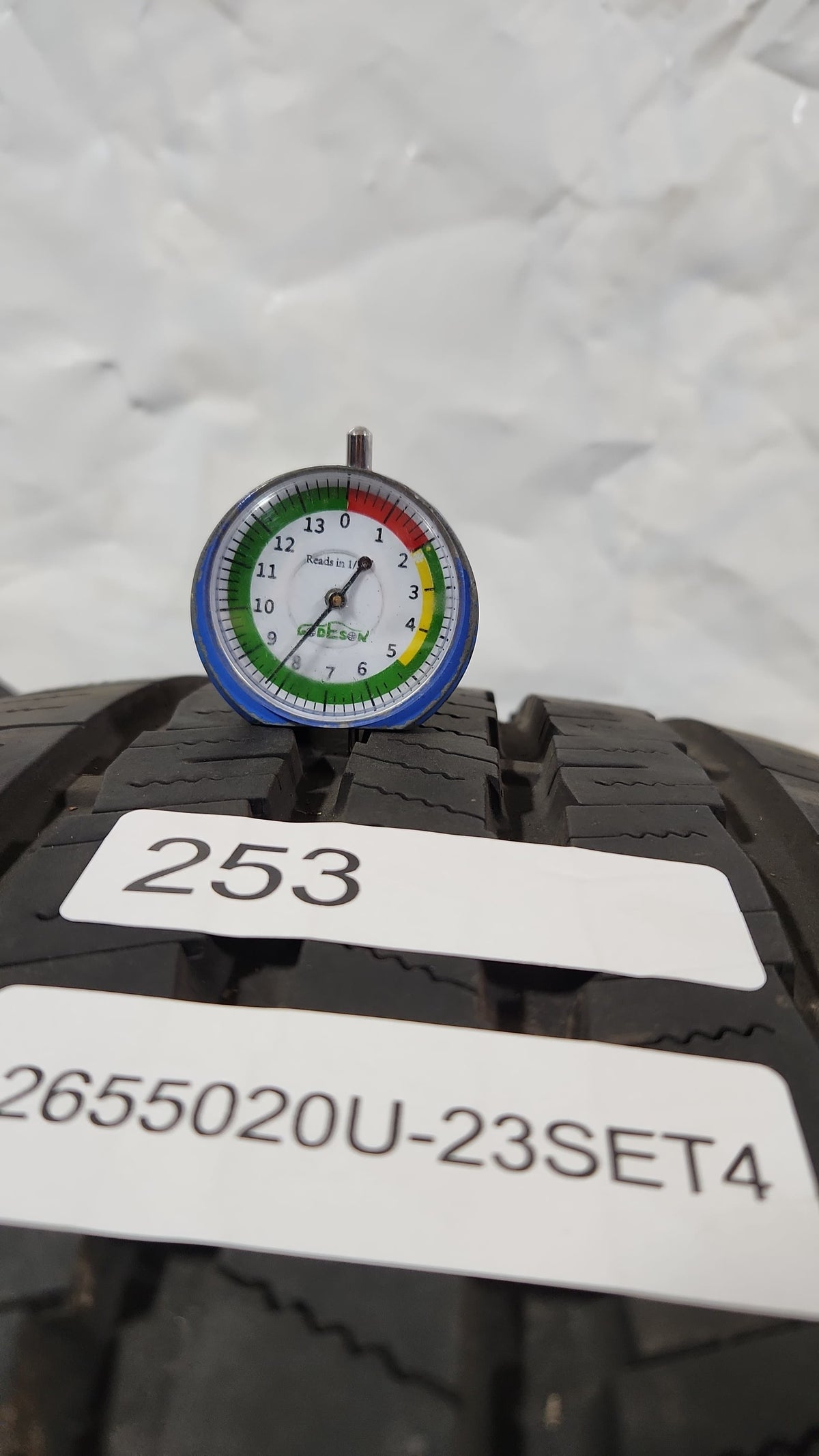 Set of 4 - 265/50R20 Roadone Cavalry H/T - Used Tires