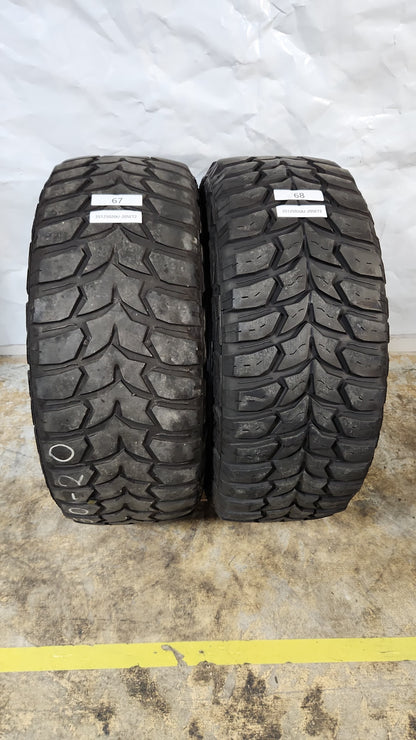Set of 2 - 35X12.50R20 Crosswind M/T - Used Tires