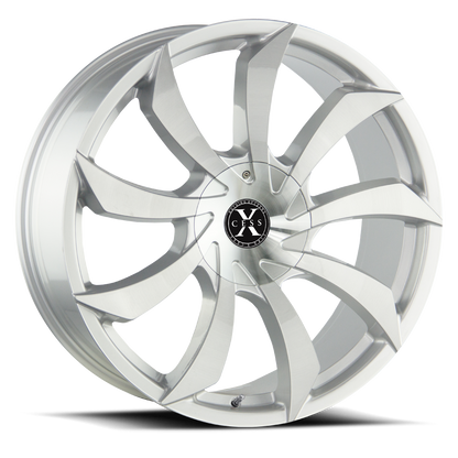 XCESS X01 X01 22X9 35MM 5X114.3/5X120 BRUSHED FACE SILVER | X01250135BFS