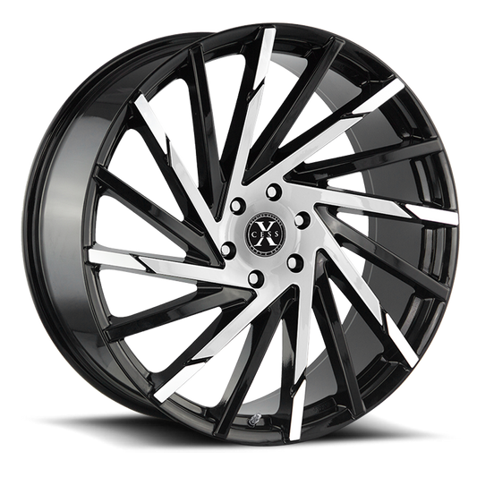 XCESS X02 X02 22X9 15MM 5X115 GLOSS BLACK MACHINED | X02251515GBM