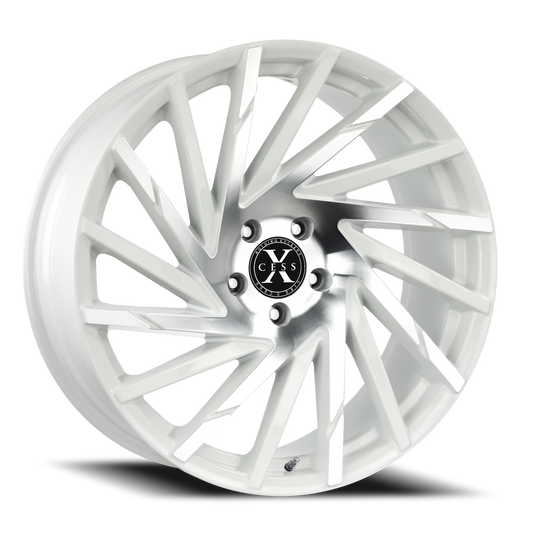 XCESS X02 X02 20X8.5 35MM 5X114.3 WHITE MACHINED | X02051435WM