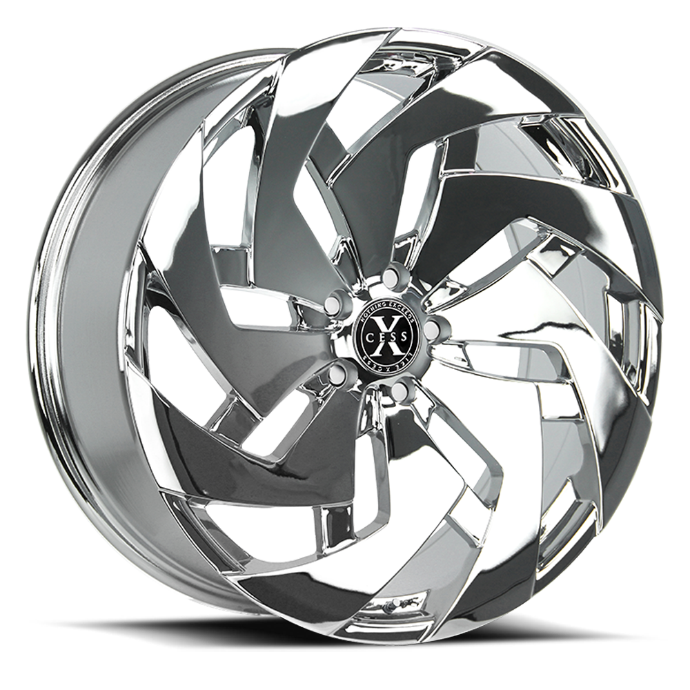 XCESS X04 X04 22X9 35MM 5X114.3 CHROME | X04251435