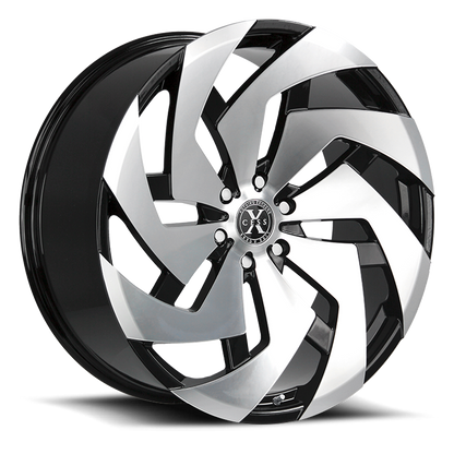XCESS X04 X04 26X10 26MM 6X139.7 GLOSS BLACK MACHINED | X04663926GBM