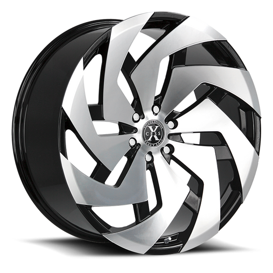 XCESS X04 X04 26X10 26MM 6X139.7 GLOSS BLACK MACHINED | X04663926GBM