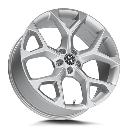 XCESS X05 5 FLAKE 18X8.5 35MM 5X100 SILVER MACHINED | X0588550035SM