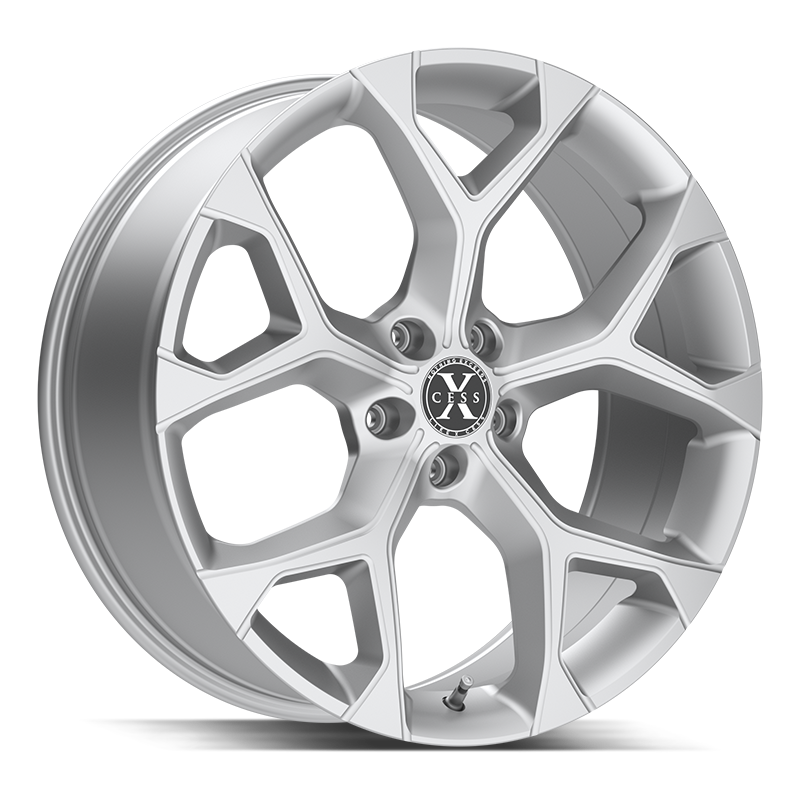 XCESS X05 5 FLAKE 18X8.5 35MM 5X100 SILVER MACHINED | X0588550035SM