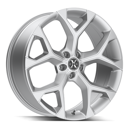 XCESS X05 5 FLAKE 18X8.5 35MM 5X100 SILVER MACHINED | X0588550035SM