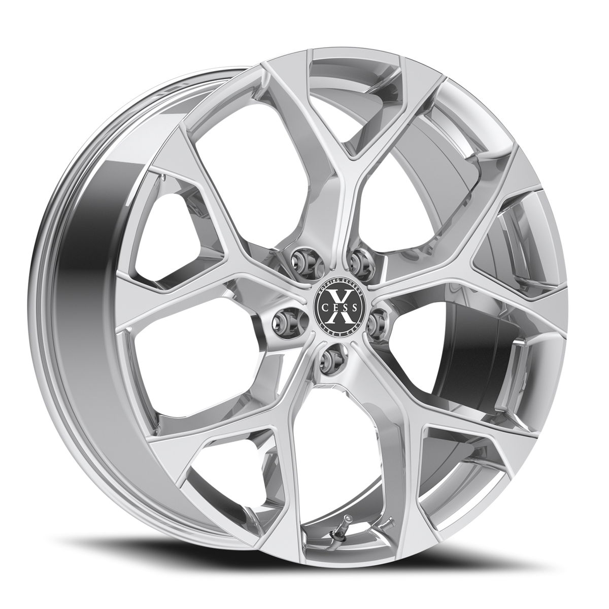 XCESS X05 5 FLAKE 22X9 35MM 5X120 CHROME | X0529052035C