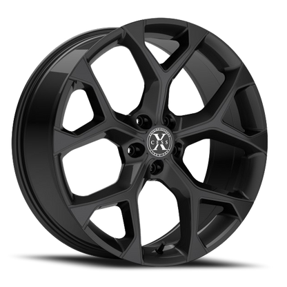 XCESS X05 5 FLAKE 20X8.5 35MM 5X100 ALL GLOSS BLACK | X05050035GB