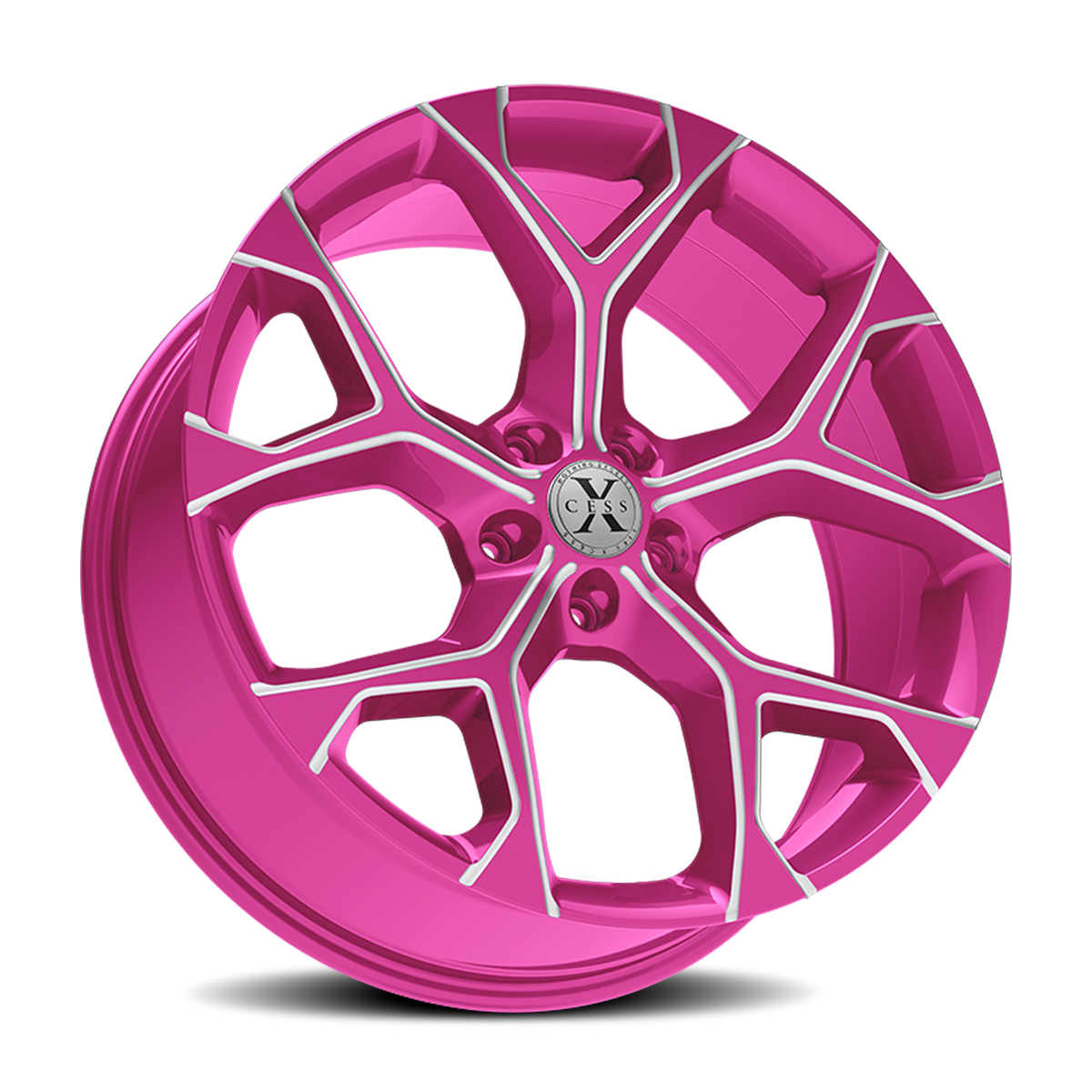 XCESS X05 5 FLAKE 20X8.5 35MM 5X114.3 CANDY PINK MILLED | X05051435PKML