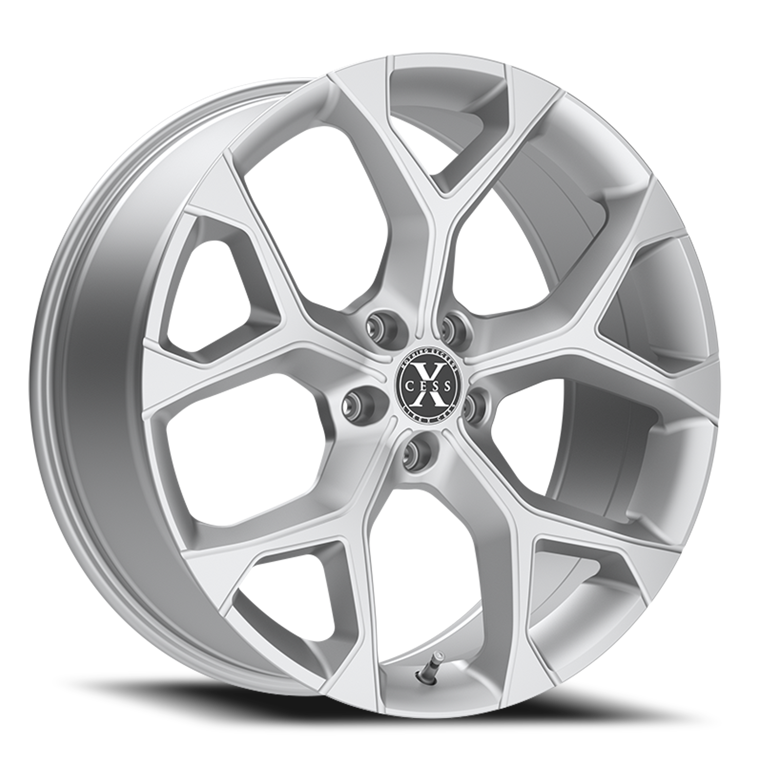 XCESS X05 5 FLAKE 20X8.5 35MM 5X120 SILVER MACHINED | X05052035SM