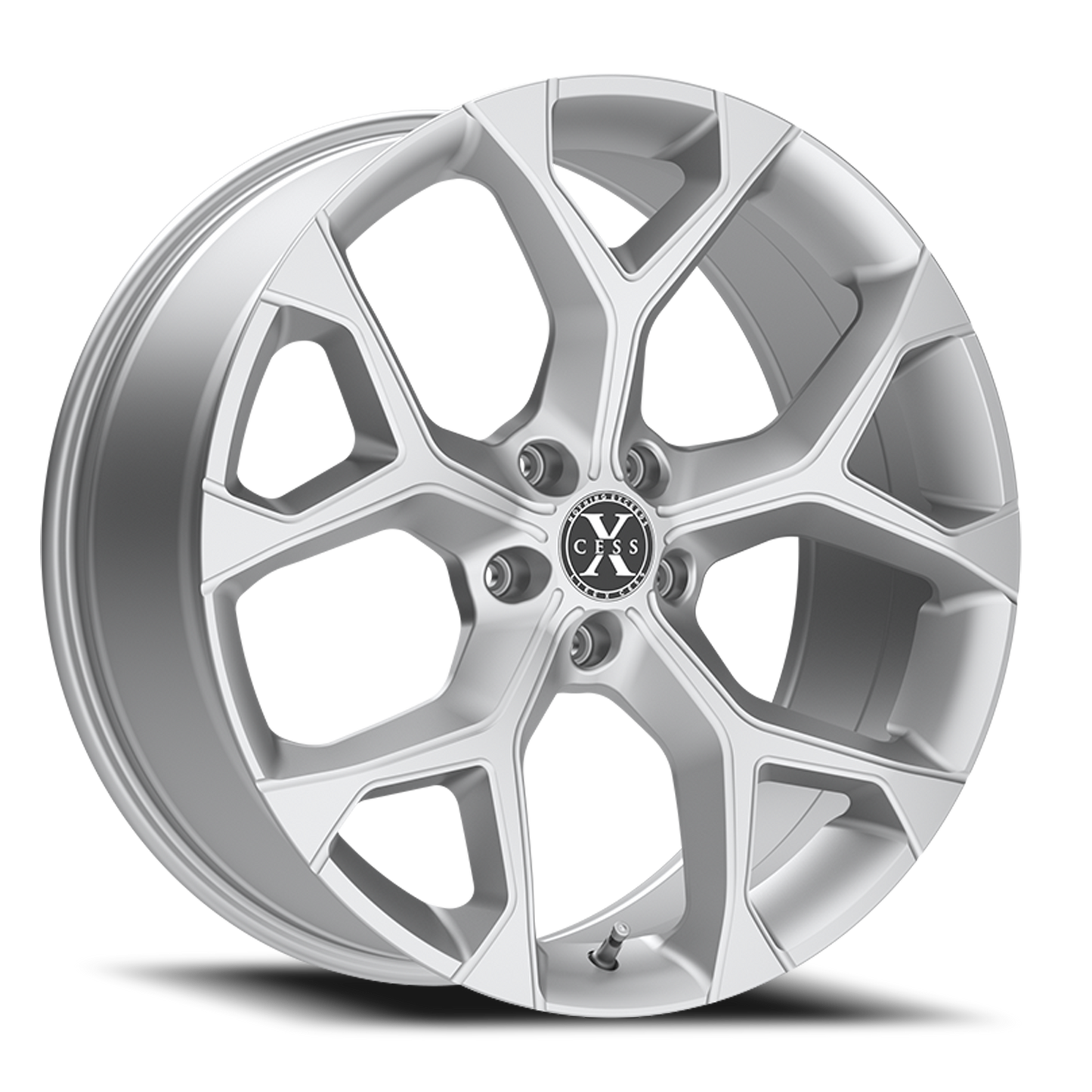 XCESS X05 5 FLAKE 24X9 35MM 5X114.3 SILVER MACHINED | X0549051435SM