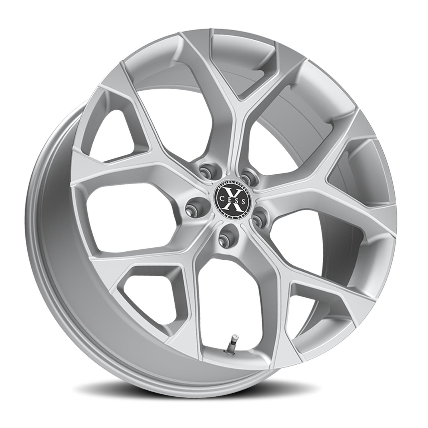 XCESS X05 5 FLAKE 20X8.5 15MM 5X127 SILVER MACHINED | X05052715SM