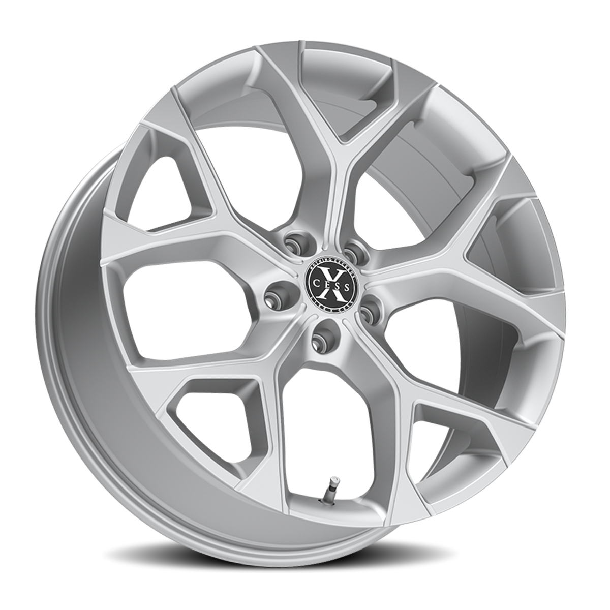 XCESS X05 5 FLAKE 24X9 35MM 5X114.3 SILVER MACHINED | X0549051435SM