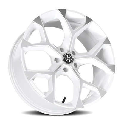 XCESS X05 5 FLAKE 22X9 35MM 5X114.3 WHITE MACHINED | X0529051435WM