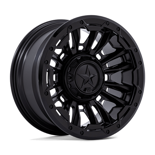 XD XD870 BOMBER 20x10 -18 6x135/6x139.7 MATTE BLACK W/ G-BLK RING