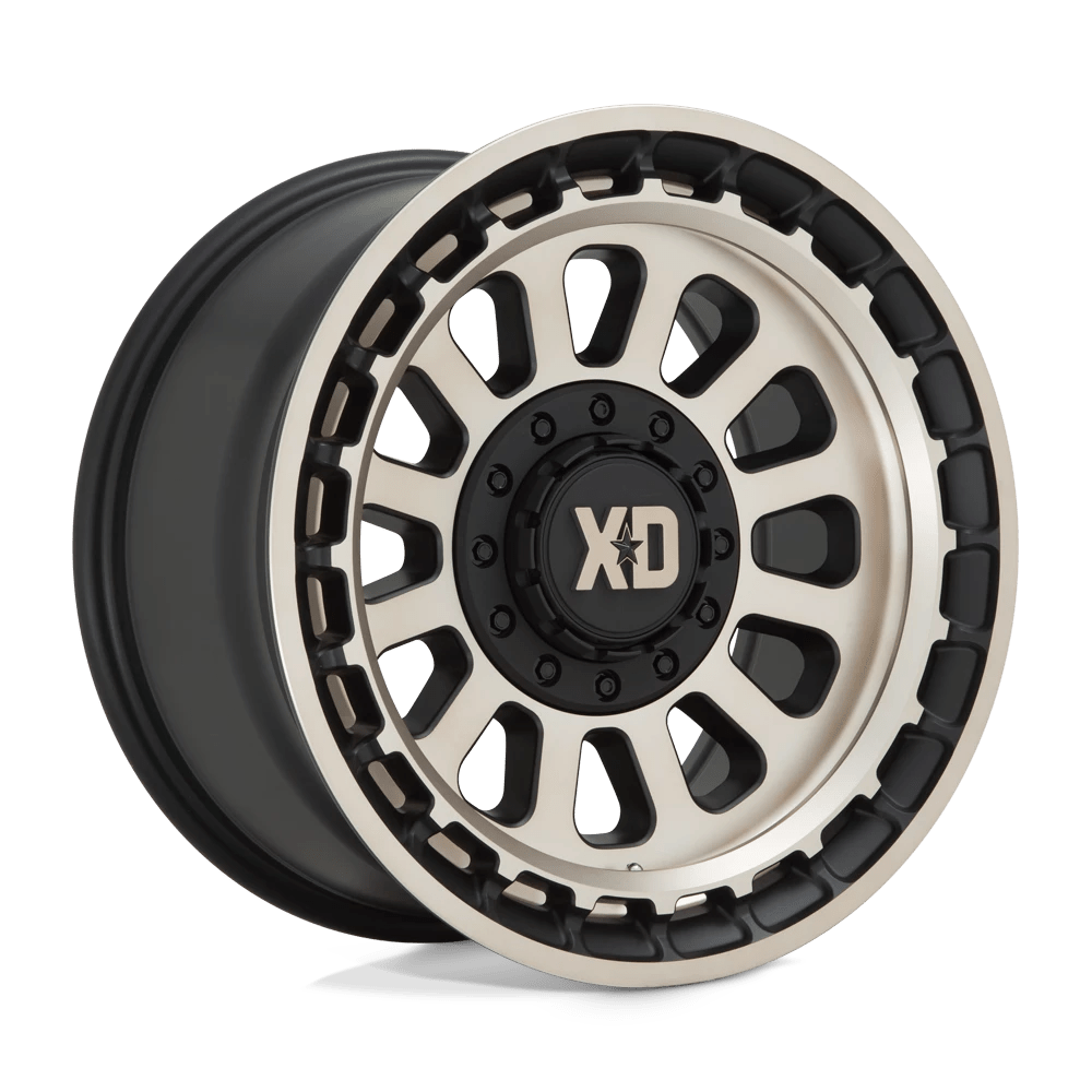 XD XD856 OMEGA 20X10 -18 BLANK/BLANK Satin Black With Bronze Tint