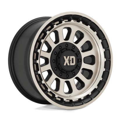 XD XD856 OMEGA 20X10 -18 BLANK/BLANK Satin Black With Bronze Tint