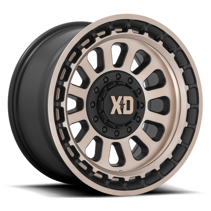 XD XD856 OMEGA 20X10 -18 BLANK/BLANK Satin Black With Bronze Tint